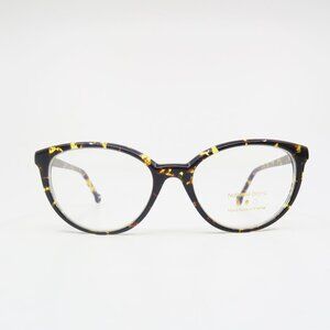 Nathalie Blanc OLIVIA MH Col. 135 Havana, Cat Eye, New, Eyeglasses Frames.
